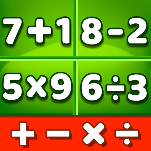 Math Games, Learn Add, Subtract, Multiply & Divide
