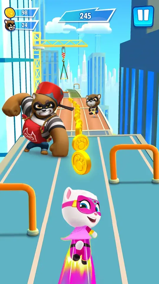 Talking Tom Hero Dash - Run Game screenshot 1
