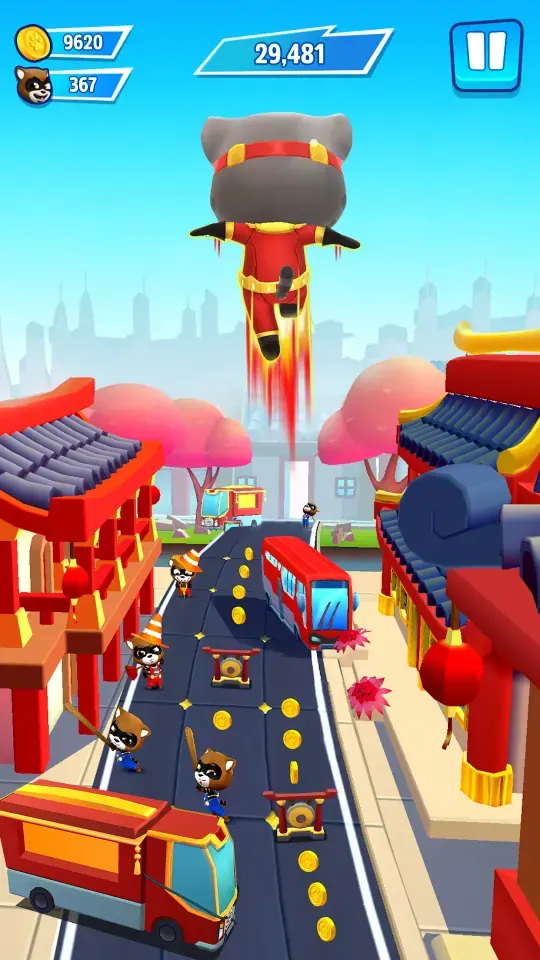 Talking Tom Hero Dash - Run Game screenshot 3
