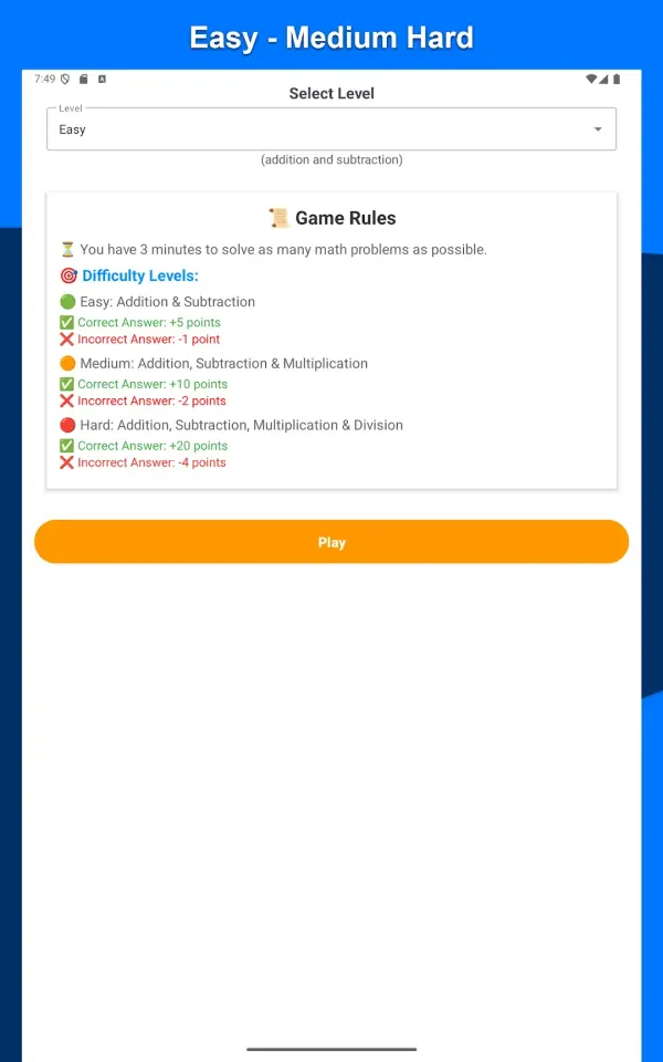 Math Challenge - Brain Exercise screenshot 19