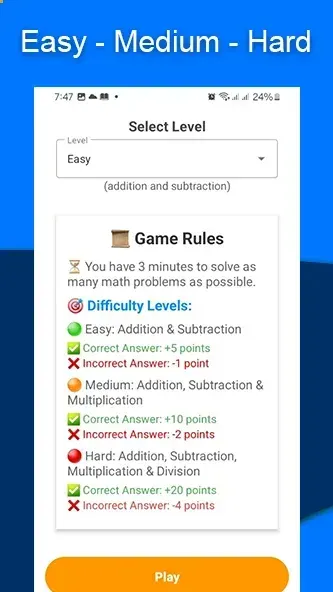 Math Challenge - Brain Exercise screenshot 3