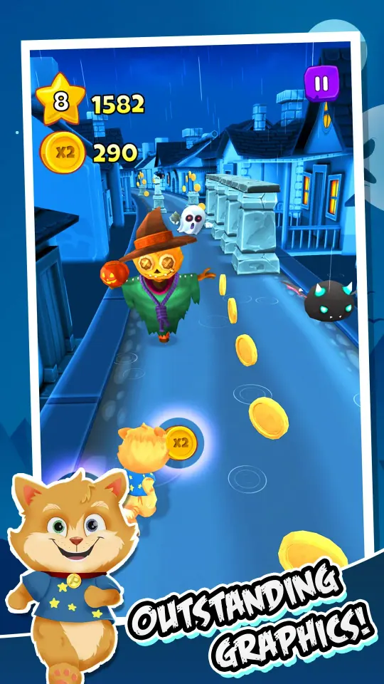 Toon Math: Endless Run and Math Games screenshot 1