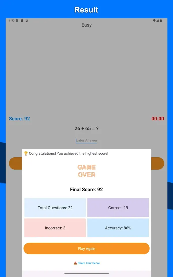 Math Challenge - Brain Exercise screenshot 23